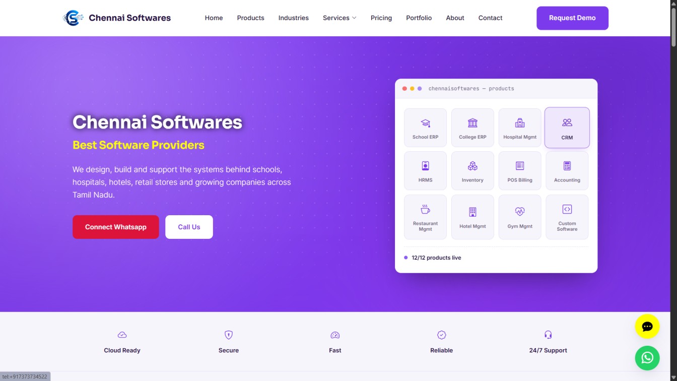 Chennai Softwares screenshot